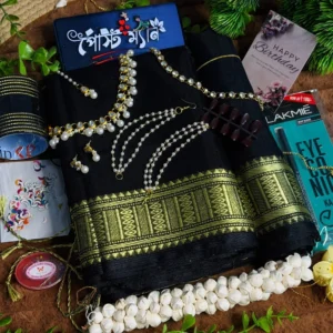 প্রিমিয়াম তাতের শাড়ি কম্বো