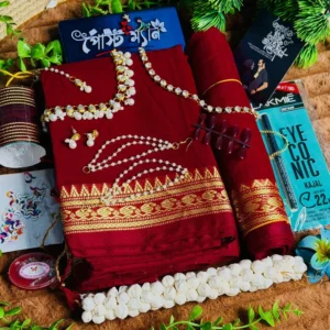 প্রিমিয়াম তাতের শাড়ি কম্বো