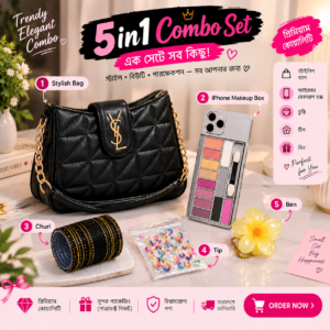 5 in 1 Fashion Combo Set for Women